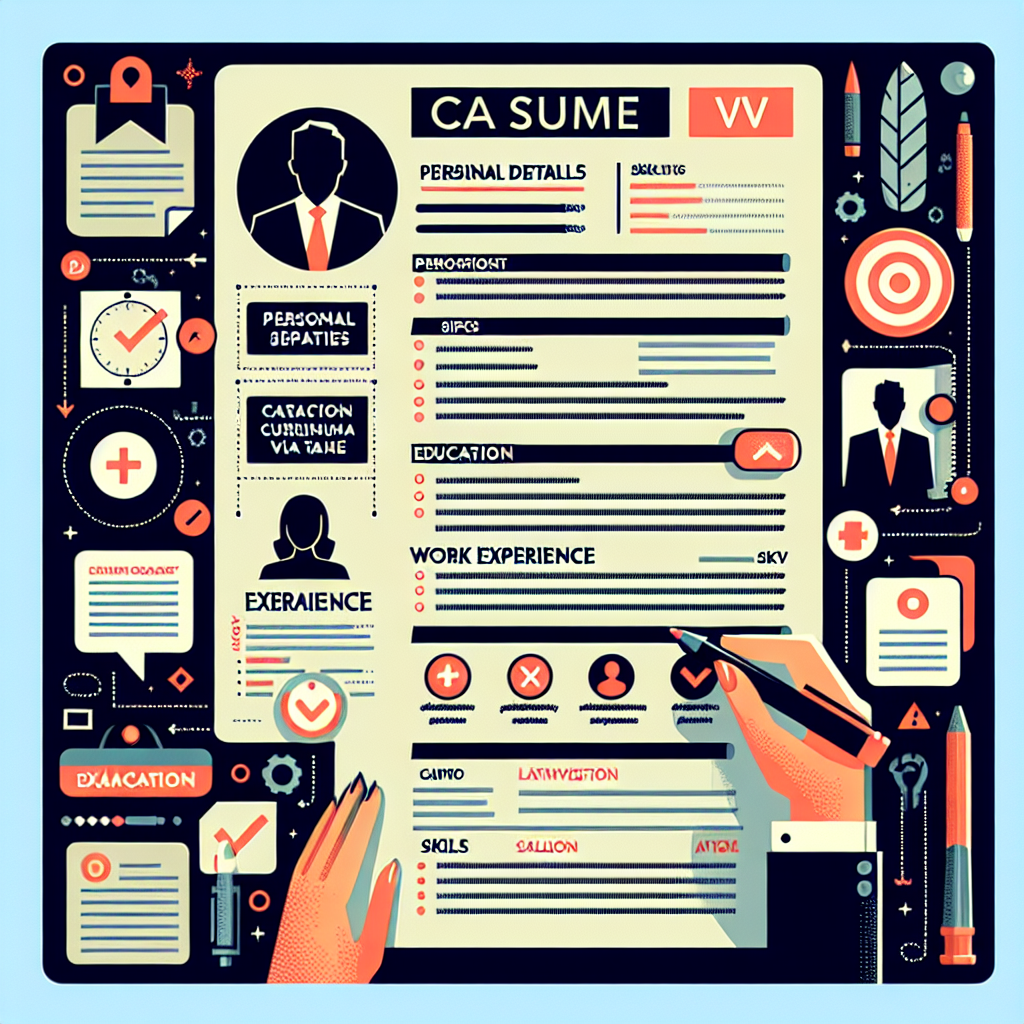 ketentuan membuat cv